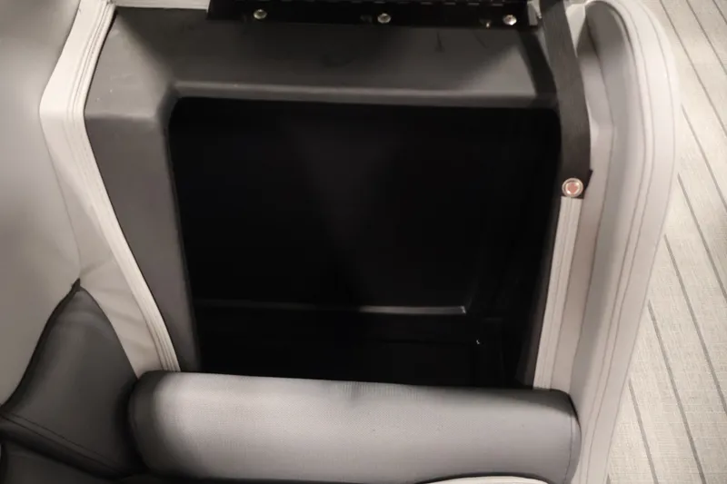 Slide: The Image of 2026 Bentley Pontoons 220 Navigator interior storage compartment, featuring sleek design and modern materials. - 33