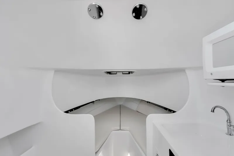 Slide: The Image of Interior of a 2005 L&H Walkaround yacht with sink. - 46