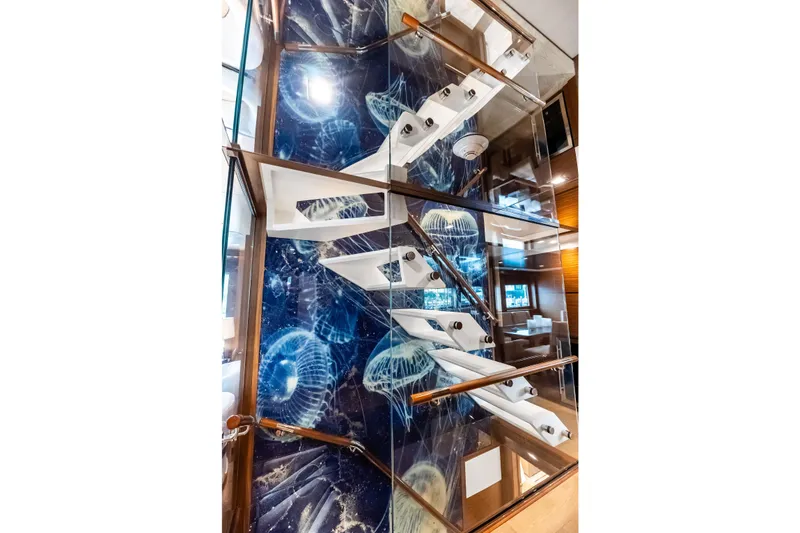 Slide: The Image of Stairway with mirrored overhead - 23