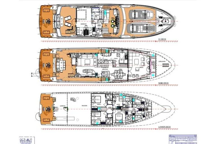 Slide: The Image of Bridge Deck, Main Deck, and Lower Deck GA - 98