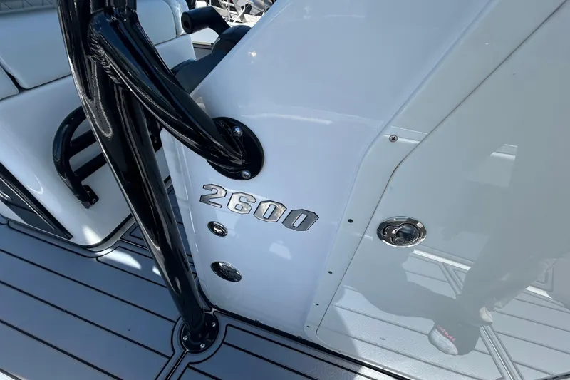 Slide: The Image of 2022 Pathfinder 2600 TRS boat interior with sleek design and modern features. - 16