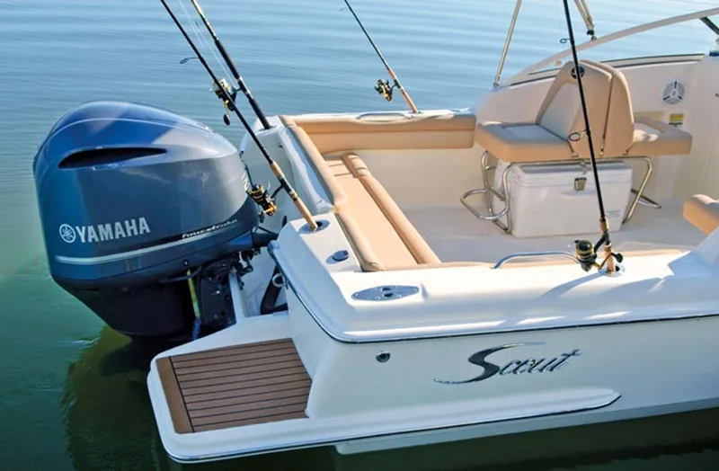 Slide: The Image of Manufacturer Provided Image: 2019 Scout 225 Dorado boat with Yamaha outboard motor. - 16
