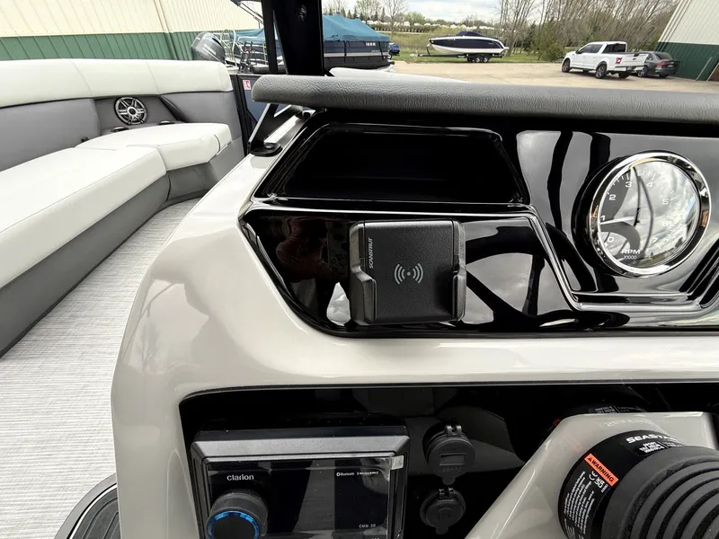Slide: The Image of Interior of 2026 Viaggio Lago V 20C with dashboard and speakers. - 22