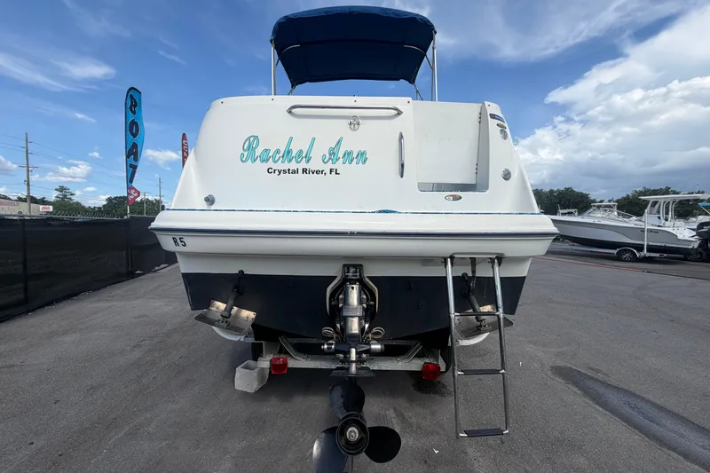 Slide: The Image of 2004 Bayliner 2452 Ciera Express boat with "Rachel Ann" name, docked in Crystal River, FL. - 4