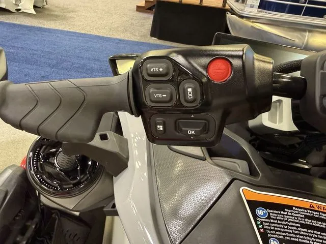 Slide: The Image of Close-up of controls on a 2026 Sea-Doo FISH PRO. - 12