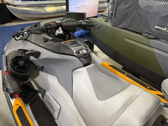 Slide: The Image of 2026 Sea-Doo FISH PRO jet ski with Garmin technology. - 8