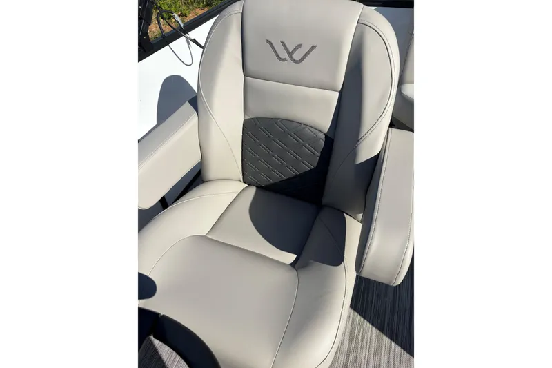 Slide: The Image of Luxurious Whisper S17 boat seat, 2026 model, featuring sleek design and comfortable cushioning. - 11