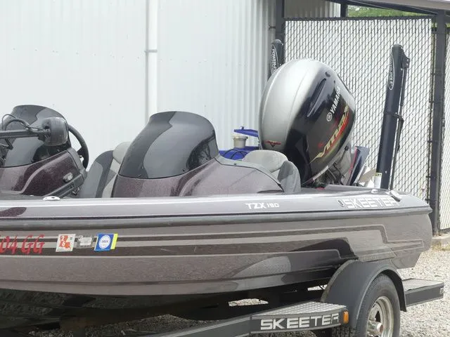 Slide: The Image of 2017 Skeeter TZX190 boat with Yamaha outboard motor. - 14