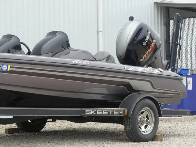 Slide: The Image of 2017 Skeeter TZX190 boat with Yamaha engine on trailer. - 9