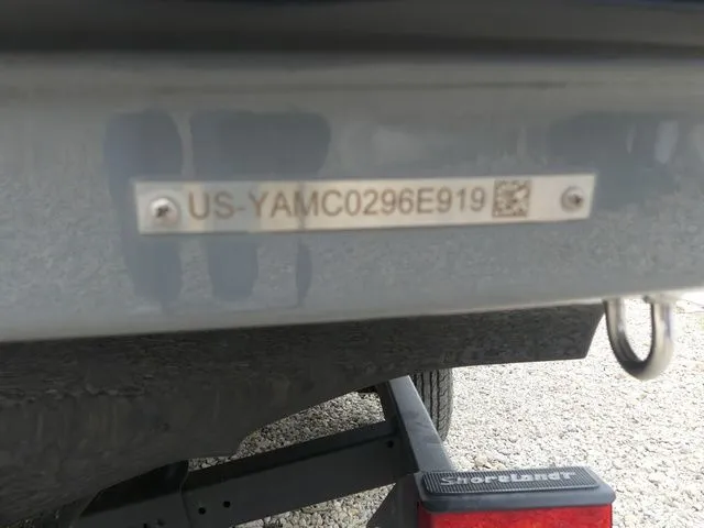 Slide: The Image of Yamaha AR195 2019 boat with serial number plate. - 14