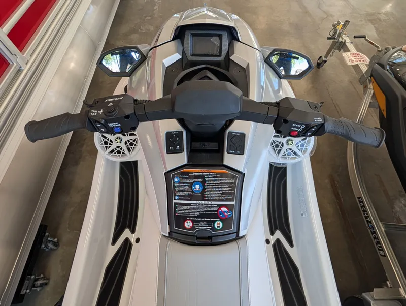 Slide: The Image of Yamaha GP1900A-CA 2026 jet ski cockpit with controls and display. - 4