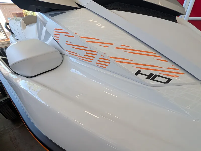 Slide: The Image of 2026 Yamaha GP1900A-CA jet ski with sleek design and HD decal. - 7