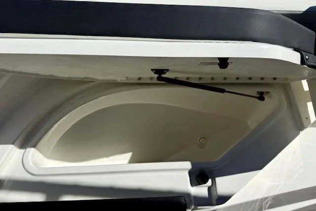 Slide: The Image of Storage compartment of 2026 Bayliner Trophy T20CC boat, featuring a sleek, spacious design. - 14