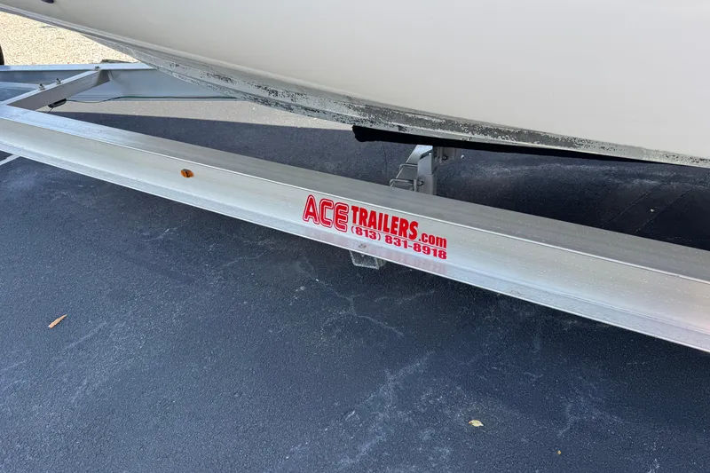 Slide: The Image of Trailer for 2018 Hurricane SunDeck 2400 OB boat by Ace Trailers. - 25