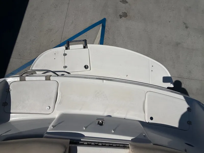 Slide: The Image of Rear view of a 2006 Chaparral SSi 210 boat deck. - 17