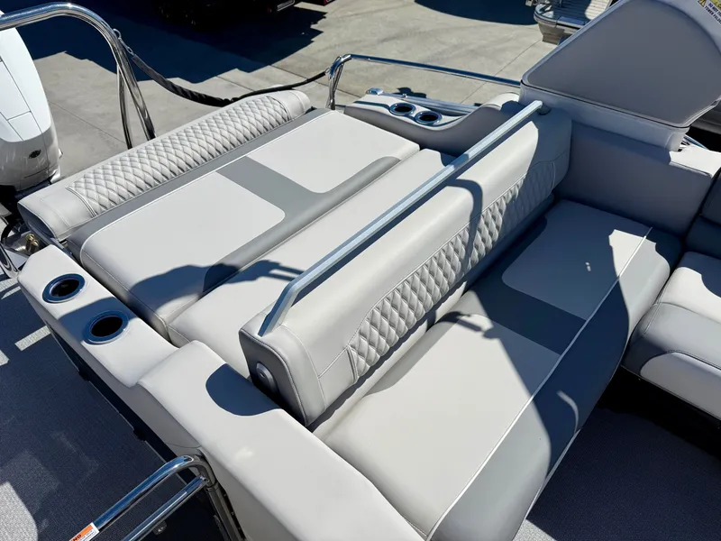 Slide: The Image of Luxurious Avalon Excalibur lounge with sleek upholstery, 2026 model. - 13
