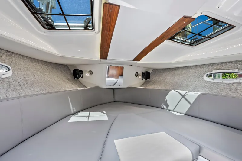 Slide: The Image of Luxurious interior of 2026 Solara S-250 Coupe with plush seating and modern design. - 19
