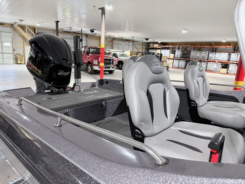 Slide: The Image of 2016 Skeeter MX 2040 boat with Yamaha 250 engine in warehouse. - 8
