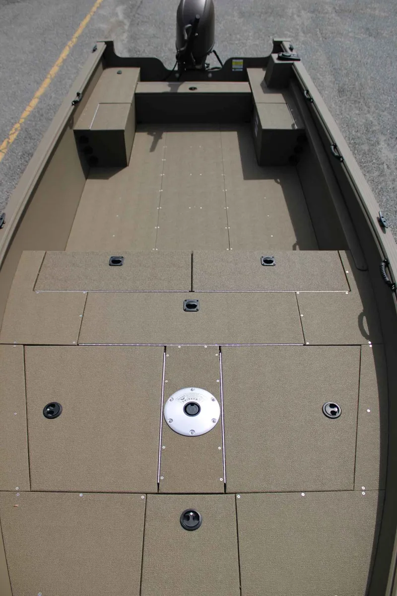 Slide: The Image of Interior view of G3 Outfitter V187 T boat, model year 2026. - 12