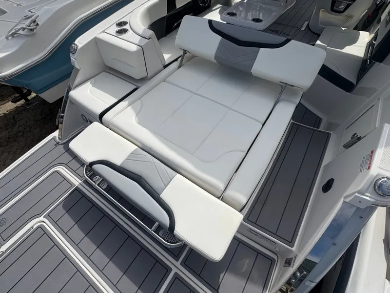 Slide: The Image of Interior of 2023 Chaparral 287 SSX with luxurious seating area. - 6