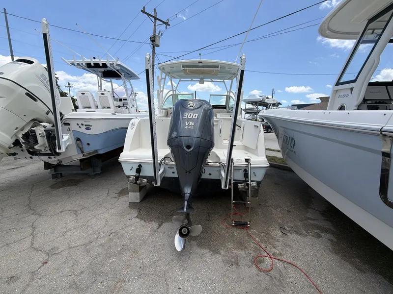 Slide: The Image of Sailfish 245 DC 2022 boat with 300 HP outboard motor. - 11