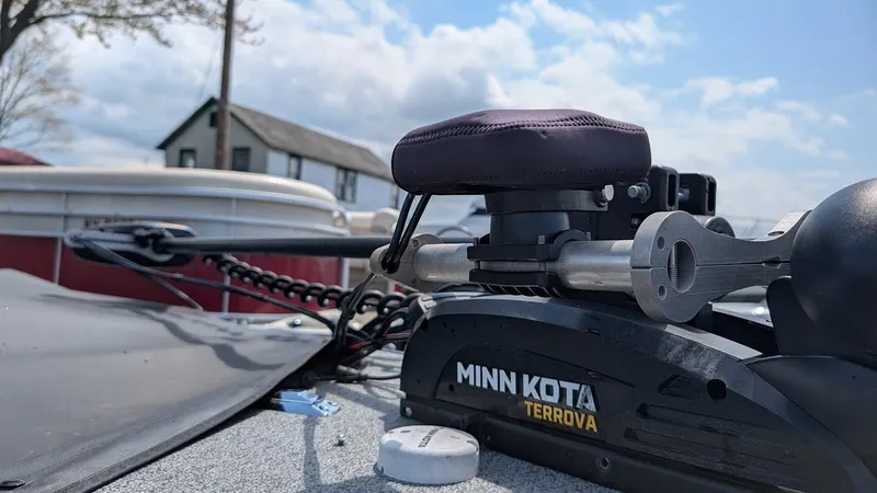 Slide: The Image of Minn Kota Terrova on 2024 Lund Fisherman 2075 boat. - 6