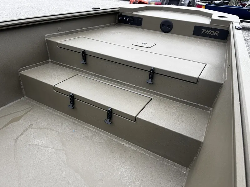 Slide: The Image of Interior of Thor Timber Hammer 60HP boat, model 2026. - 8