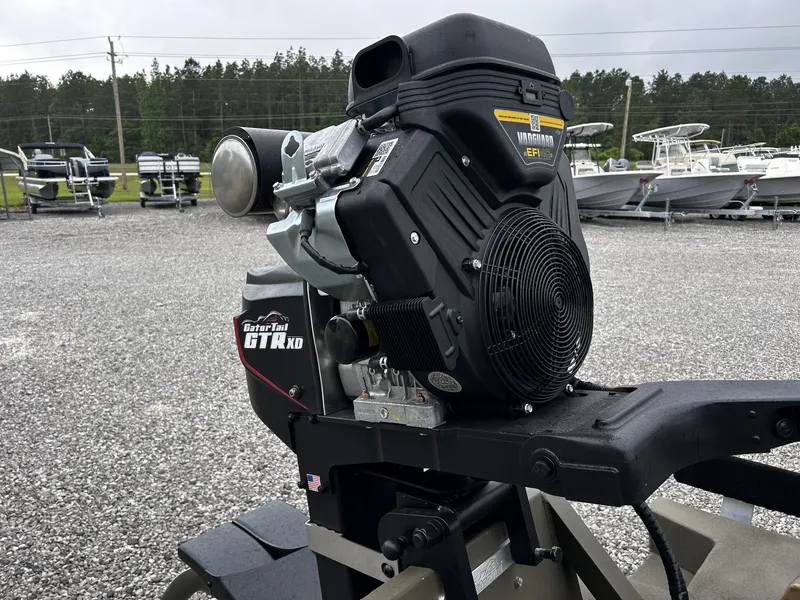 Slide: The Image of Thor SWAMP HAMMER 1754 boat engine, 2026 model, on gravel lot. - 6