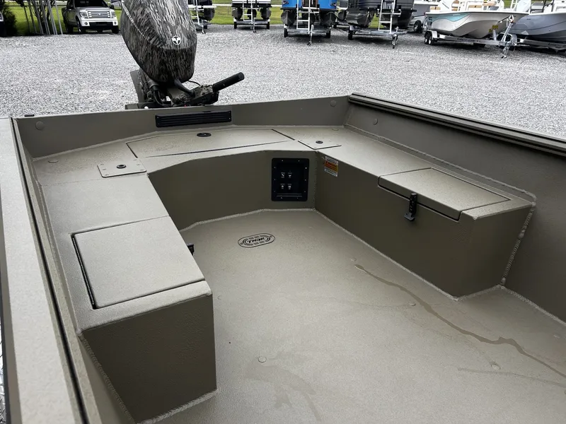 Slide: The Image of Interior of a 2026 Thor Timber Hammer 60HP boat. - 9