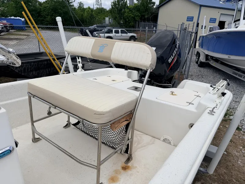 Slide: The Image of 2016 Carolina Skiff JVX18CC with Suzuki outboard motor. - 4