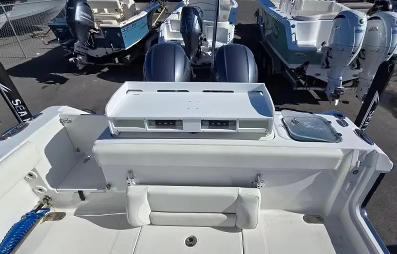 Slide: The Image of 2018 Sea Hunt Gamefish 27 with dual engines, top view. - 7