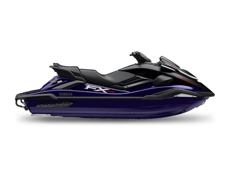 The Image of 2026 Yamaha WaveRunners FX SVHO® in sleek black and blue design. - 0