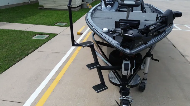 Slide: The Image of Phoenix 921 Elite 2021 boat with Garmin equipment on trailer. - 19