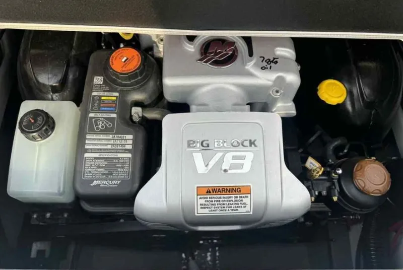 Slide: The Image of Crownline 280 SS 2023 Big Block V8 engine view. - 4