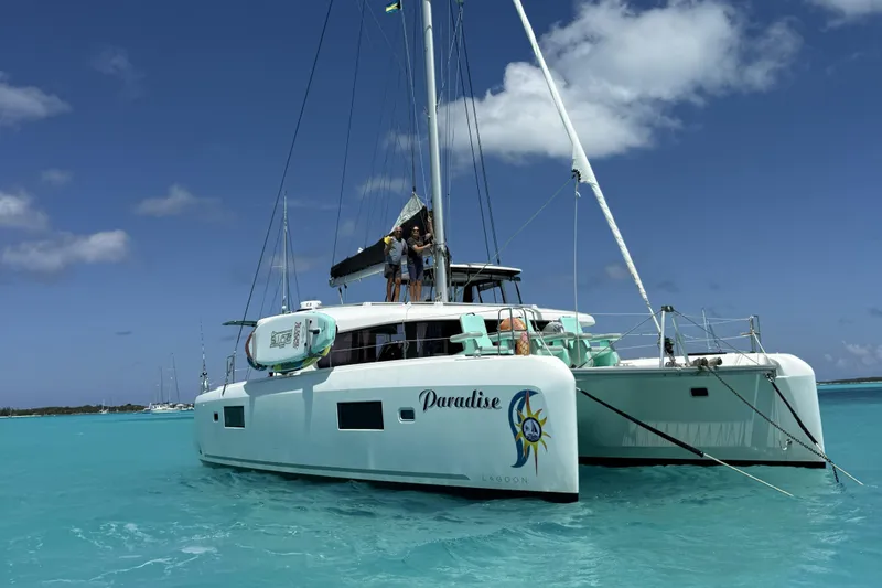 The Image of 2018 Lagoon 42 "Paradise" at anchor. - 0