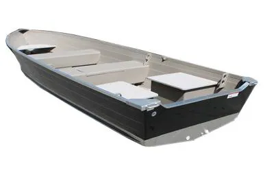 Slide: The Image of Manufacturer Provided Image: Smoker Craft Voyager 16 boat, 2026 model, side view. - 11