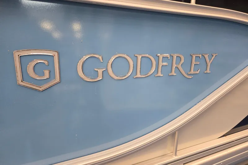Slide: The Image of Godfrey Sweetwater 2086 C 2026 model logo on light blue background. - 29