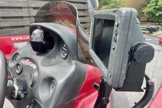 Slide: The Image of 2002 Nitro NX 882 SC boat dashboard with mounted electronic display. - 12