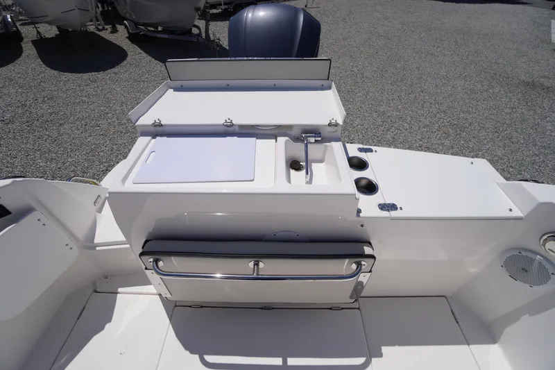 Slide: The Image of 2019 Cutwater C-242 Sport Coupe boat with sink and storage area. - 17