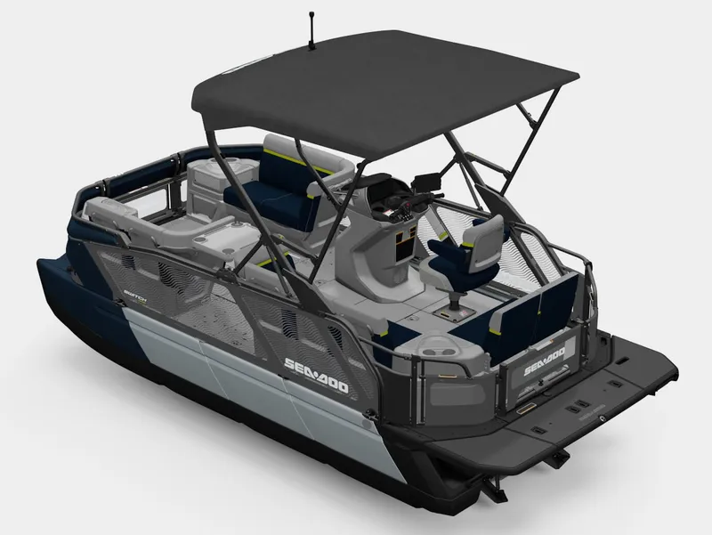 Slide: The Image of Sea-Doo Switch Cruise Limited 18 - 300 HP, 2026 model, sleek design. - 3