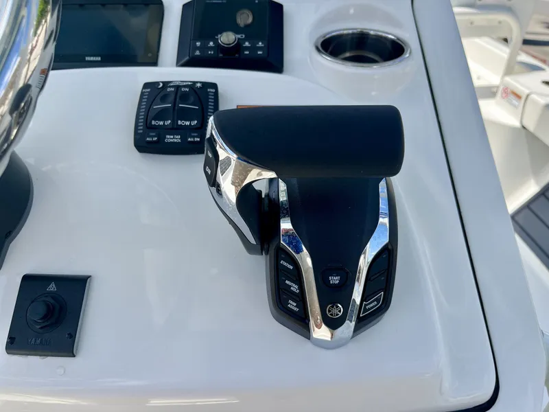 Slide: The Image of Pathfinder 2200 TRS 2026 control console with Yamaha controls. - 14