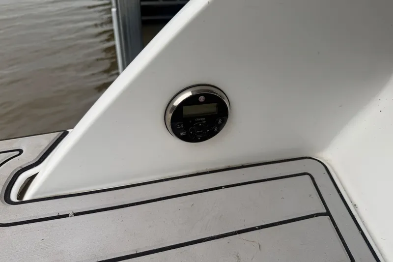 Slide: The Image of Control panel on 2005 Formula 330 Sun Sport boat deck. - 4
