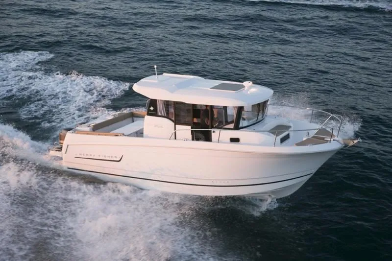 The Image of Manufacturer Provided Image: 2017 Jeanneau Merry Fisher 855 Marlin cruising on open water. - 0