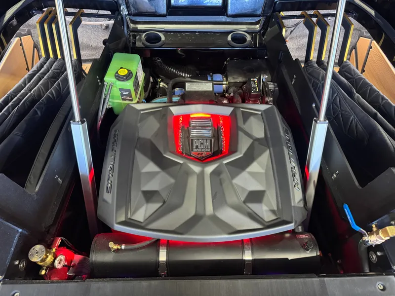 Slide: The Image of Engine compartment of 2025 Nautique Super Air Nautique G25 Paragon. - 30