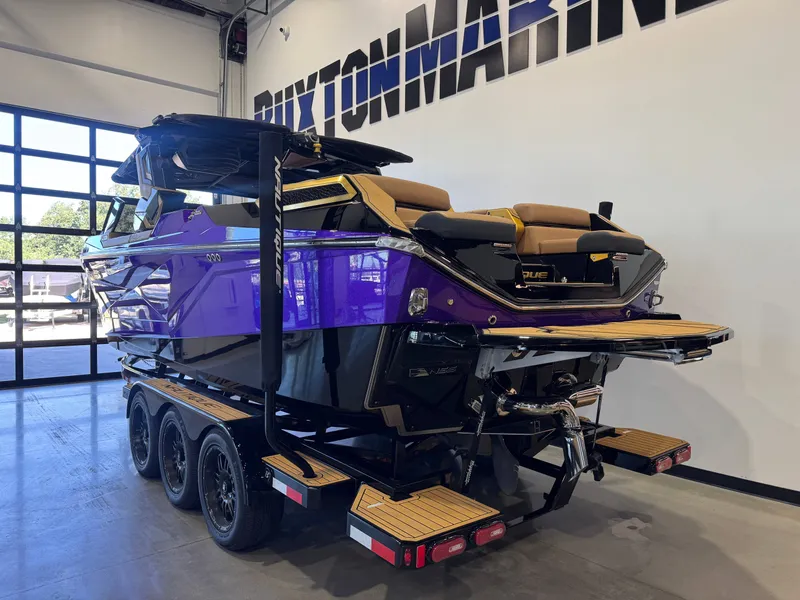 Slide: The Image of 2025 Nautique Super Air Nautique G25 Paragon in a showroom. - 6
