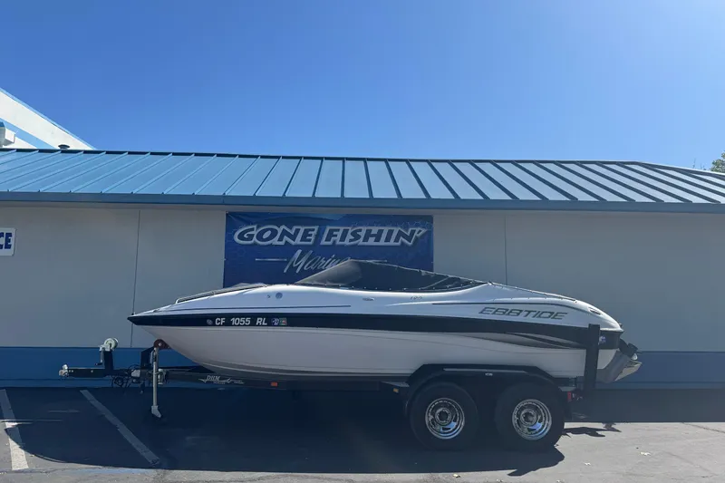 The Image of 2006 Ebbtide 190 SE boat on trailer at Gone Fishin' Marine dealership. - 1