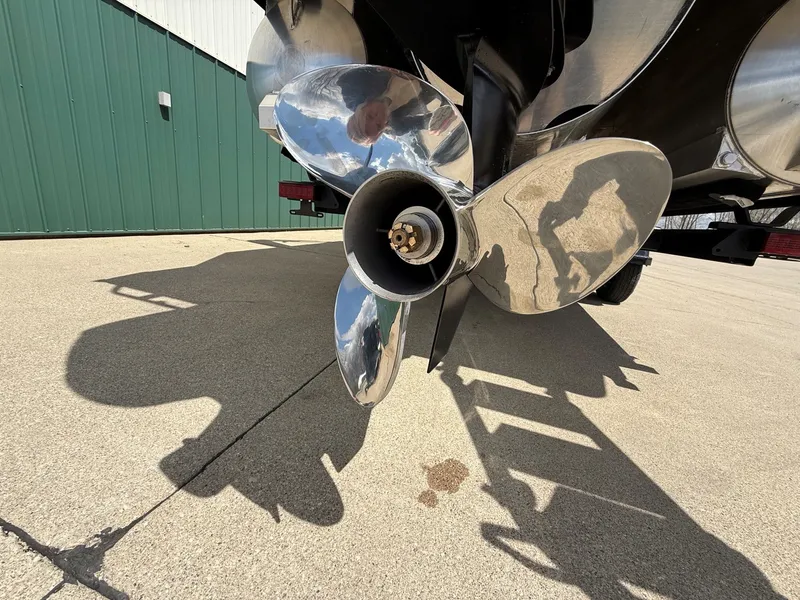 Slide: The Image of Close-up of a shiny propeller on the 2026 Viaggio Lago X-U 22. - 11