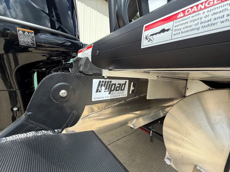 Slide: The Image of Close-up of Viaggio Lago X-U 22 boat equipment, year 2026. - 14