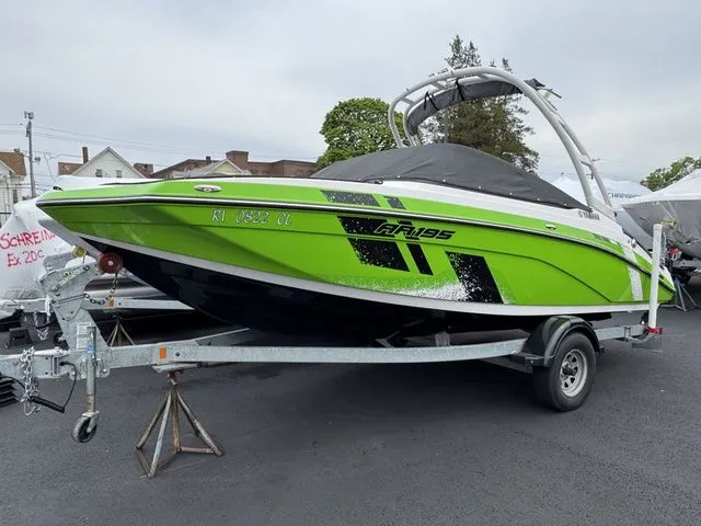 The Image of Green 2022 Yamaha AR195 boat on trailer, new brokerage listing. - 1