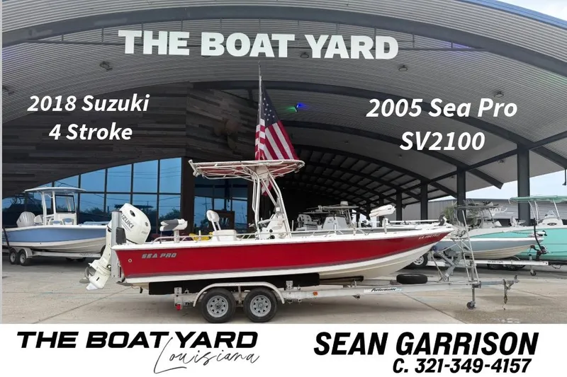 The Image of 2005 Sea Pro SV2100 Bay Boat with 2018 Suzuki 4-Stroke engine at The Boat Yard. - 0